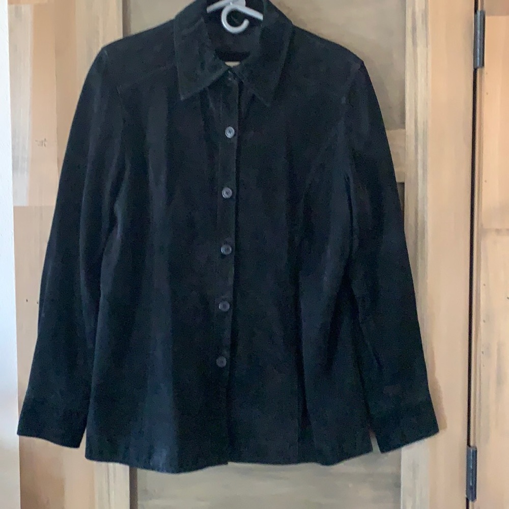 Black Leather Shirt/Jacket